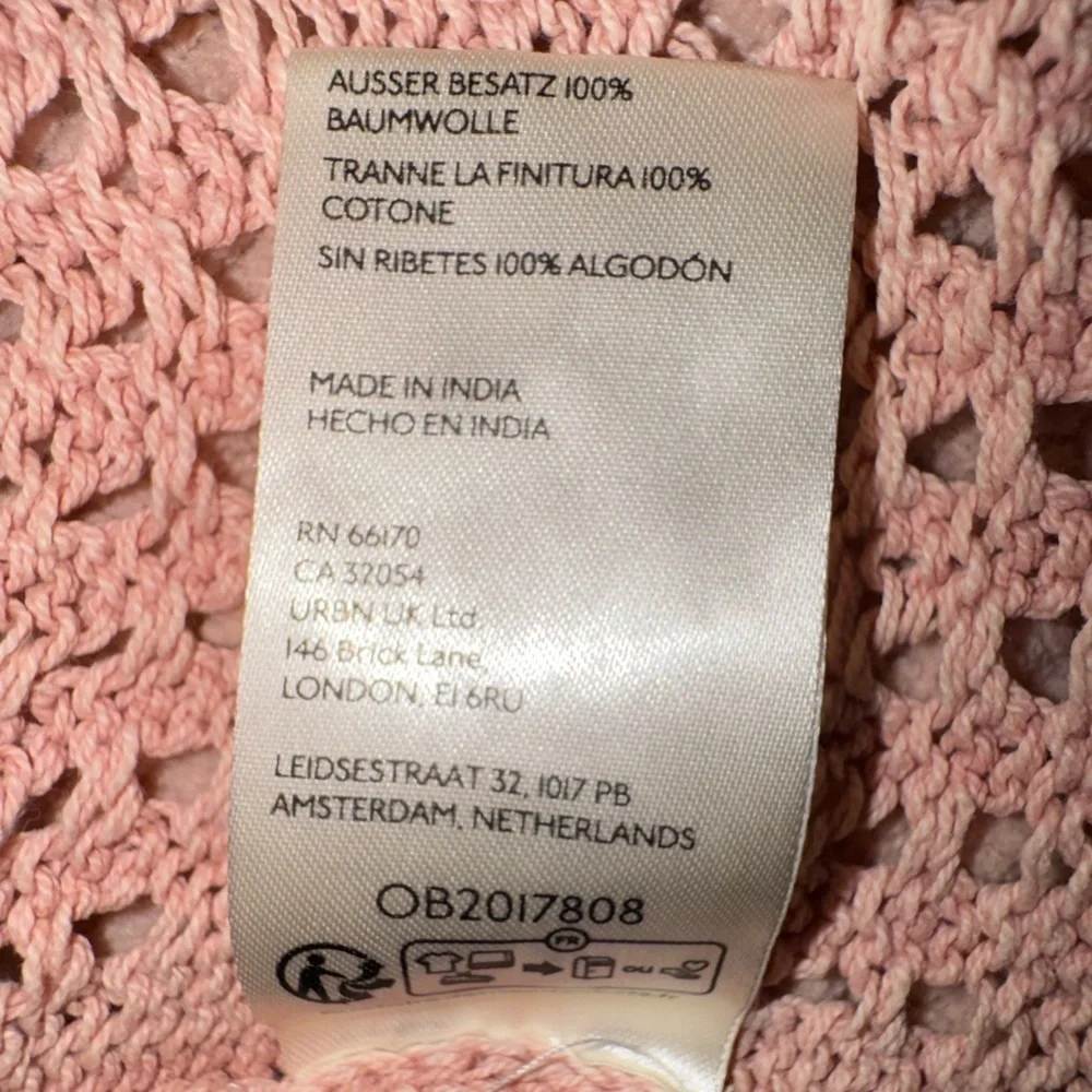 Free People Pointelle Knit Collared Sweater, Mauve Rose, Size M